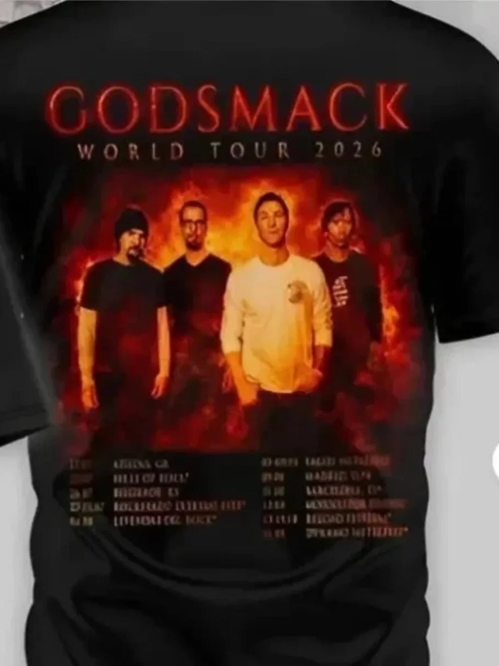 Godsmack World Tour 2026 T-Shirt